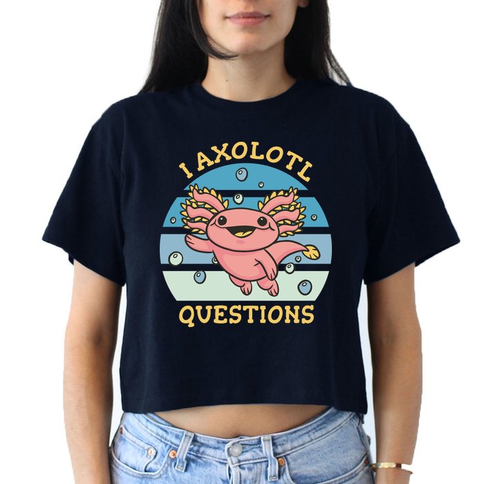 I Axolotl Questions Crop Top