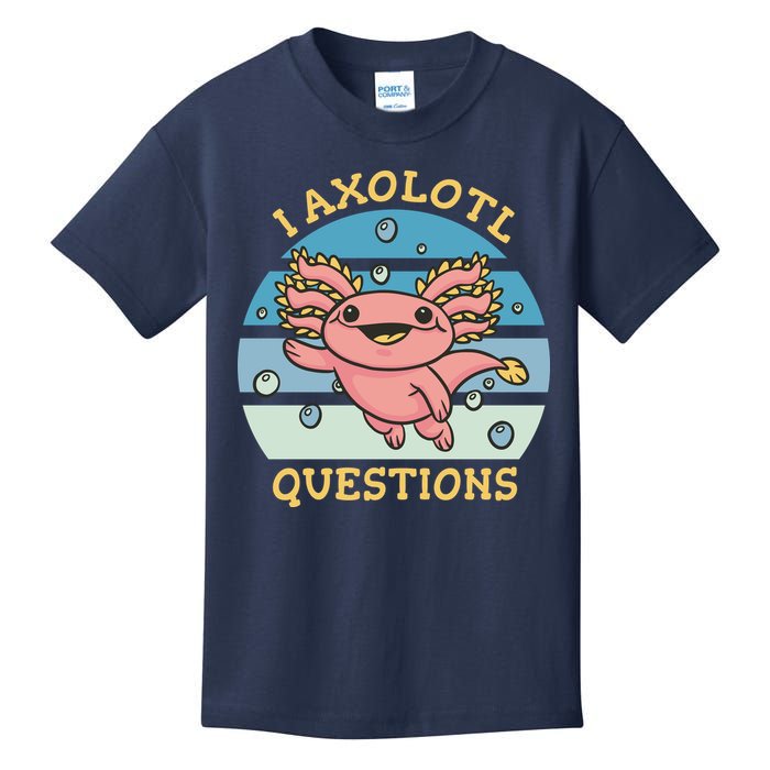 I Axolotl Questions Kids T-Shirt