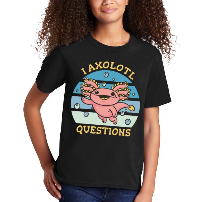 I Axolotl Questions Kids T-Shirt