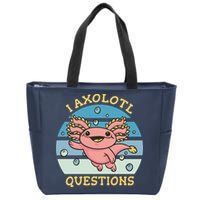 I Axolotl Questions Zip Tote Bag