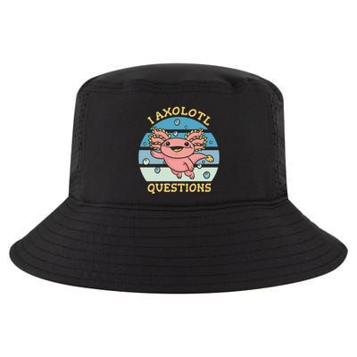 I Axolotl Questions Retro Cute Cool Comfort Performance Bucket Hat