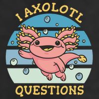 I Axolotl Questions Retro Cute Adult Drive Performance Visor