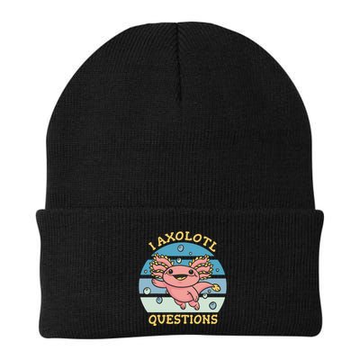 I Axolotl Questions Retro Cute Beanie