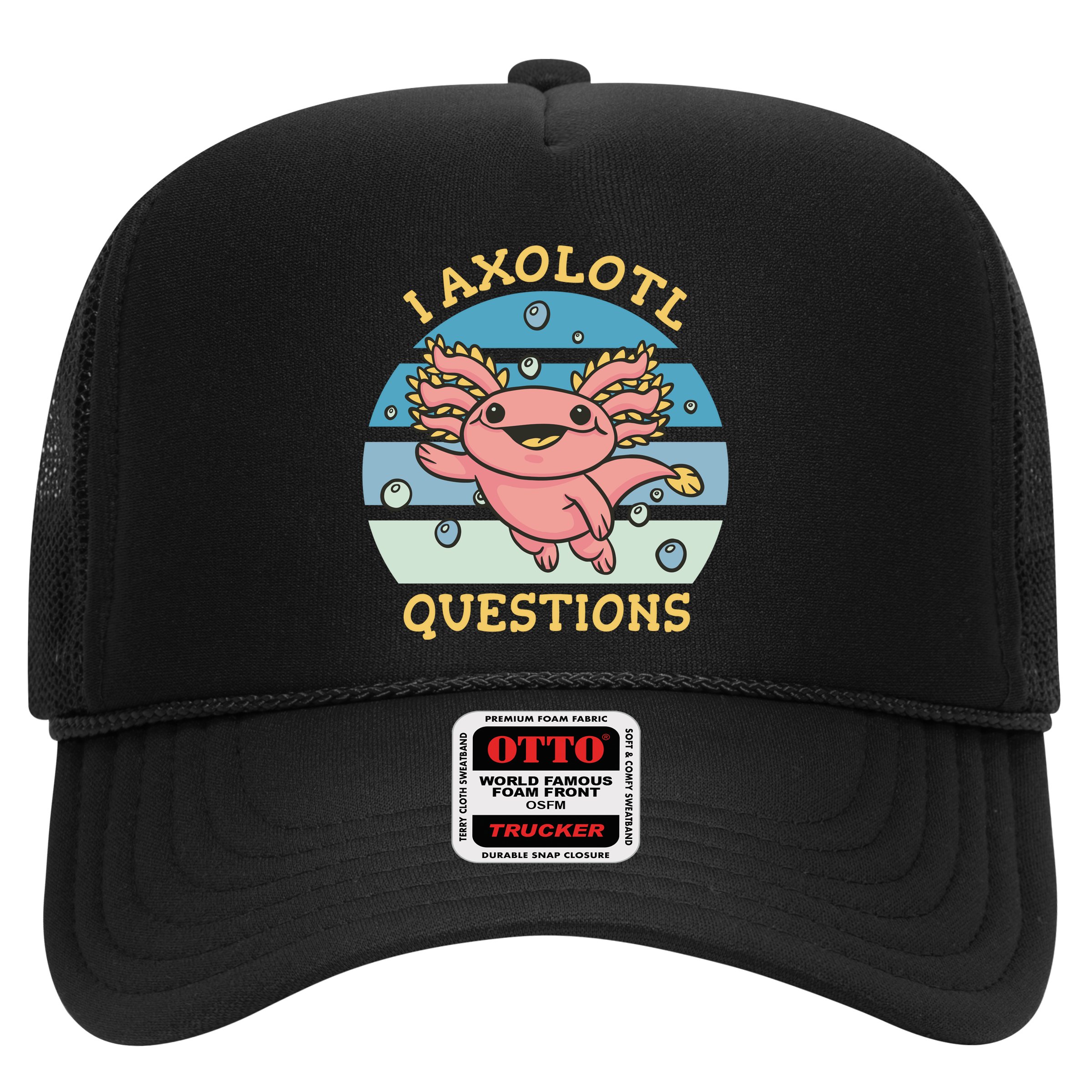 I Axolotl Questions Retro Cute Hat