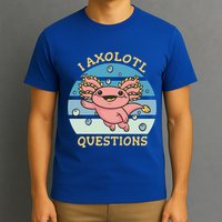I Axolotl Questions Retro Cute T-Shirt