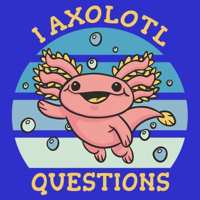 I Axolotl Questions Retro Cute T-Shirt