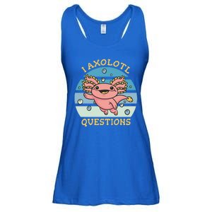 I Axolotl Questions Retro Cute Ladies Essential Flowy Tank