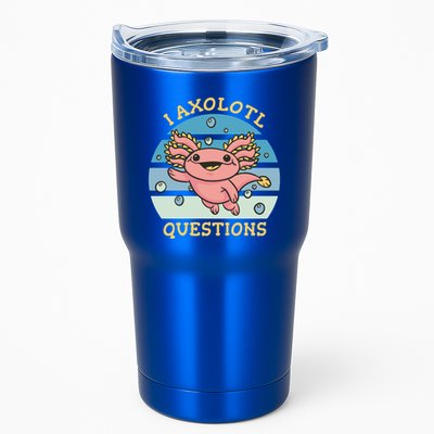 I Axolotl Questions Retro Cute Tumbler