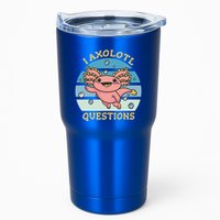 I Axolotl Questions Retro Cute Tumbler