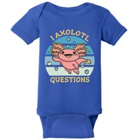I Axolotl Questions Retro Cute Baby Bodysuit