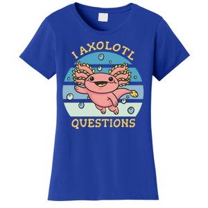 I Axolotl Questions Retro Cute Women's T-Shirt