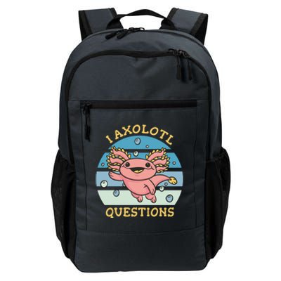 I Axolotl Questions Retro Cute Daily Commute Backpack