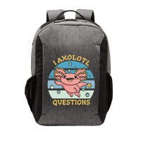 I Axolotl Questions Retro Cute Vector Backpack