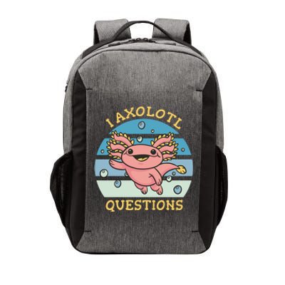 I Axolotl Questions Retro Cute Vector Backpack