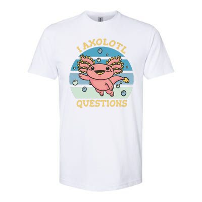 I Axolotl Questions Retro Cute Softstyle® CVC T-Shirt