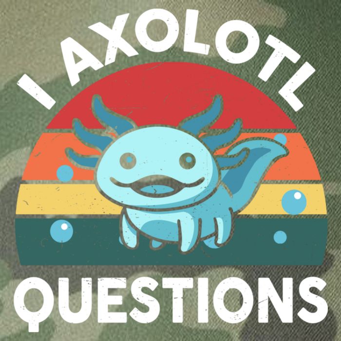 I Axolotl Questions Cute Axolotl Legacy Tie Dye Trucker Hat