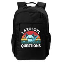 I Axolotl Questions Cute Axolotl Backpack
