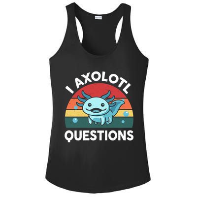 I Axolotl Questions Cute Axolotl Ladies PosiCharge Competitor Racerback Tank