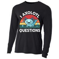 I Axolotl Questions Cute Axolotl Cooling Performance Long Sleeve Crew
