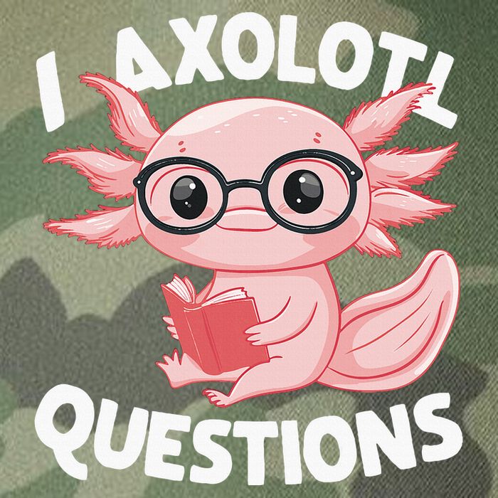 I Axolotl Questions Cute Axolotl Legacy Tie Dye Trucker Hat