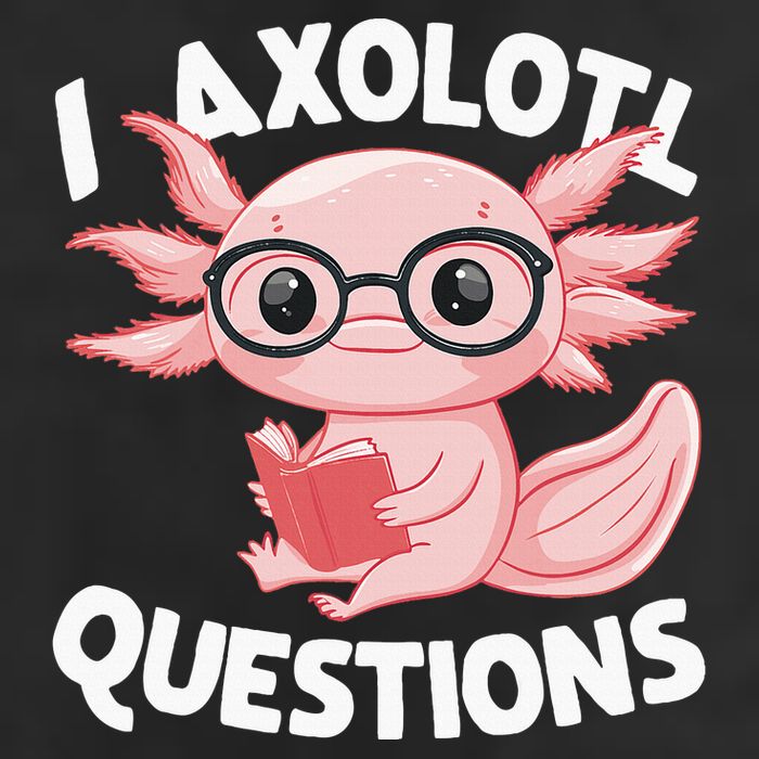 I Axolotl Questions Cute Axolotl Cool Comfort Performance Bucket Hat