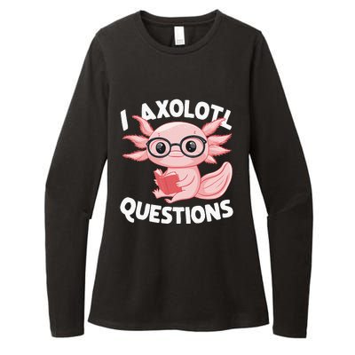 I Axolotl Questions Cute Axolotl Womens CVC Long Sleeve Shirt