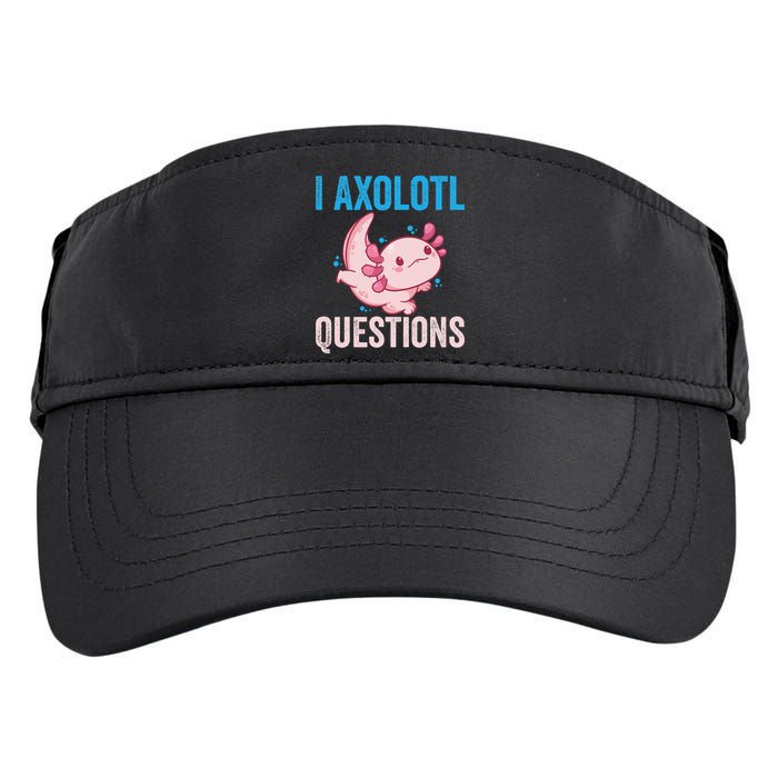 I Axolotl Questions I Axolotl Cute Adult Drive Performance Visor