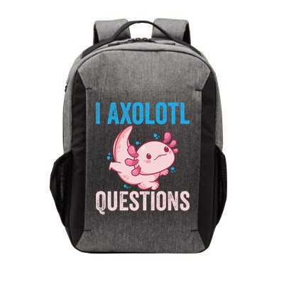 I Axolotl Questions I Axolotl Cute Vector Backpack