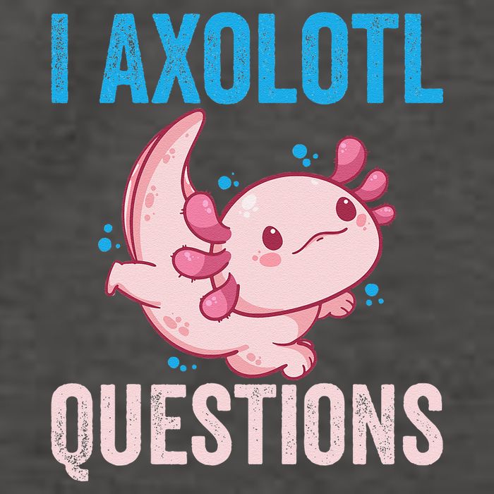 I Axolotl Questions I Axolotl Cute Vector Backpack