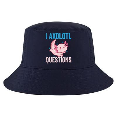 I Axolotl Questions I Axolotl Cute Cool Comfort Performance Bucket Hat