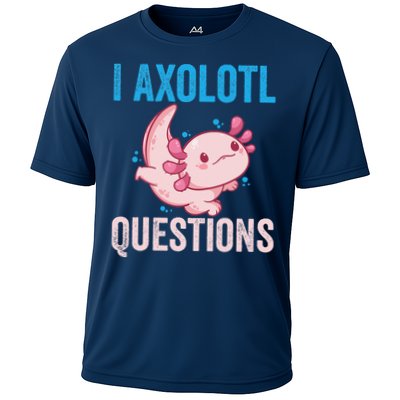 I Axolotl Questions I Axolotl Cute Performance Shirt