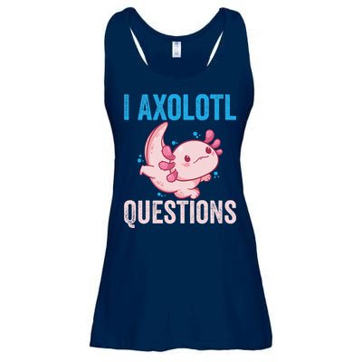 I Axolotl Questions I Axolotl Cute Ladies Essential Flowy Tank