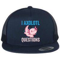 I Axolotl Questions I Axolotl Cute Flatbill Hat
