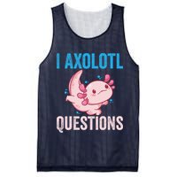 I Axolotl Questions I Axolotl Cute Mesh Reversible Basketball Jersey Tank