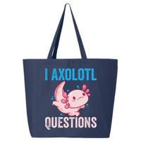 I Axolotl Questions I Axolotl Cute 25L Jumbo Tote