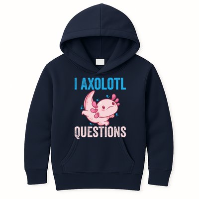 I Axolotl Questions I Axolotl Cute Kids Hoodie