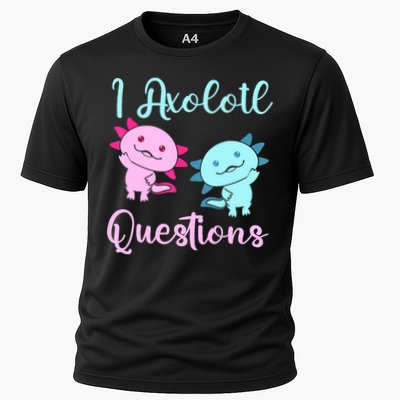 I Axolotl Questions Cute Axolotl For Axolotl Lovers Performance Shirt