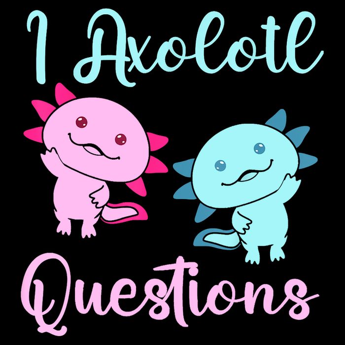 I Axolotl Questions Cute Axolotl For Axolotl Lovers 7-Panel Snapback Hat