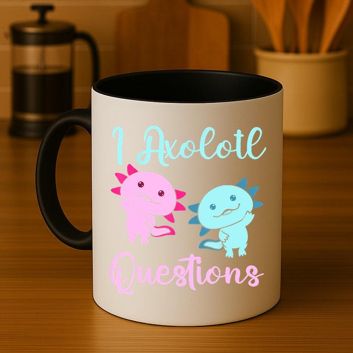 I Axolotl Questions Cute Axolotl For Axolotl Lovers Mug