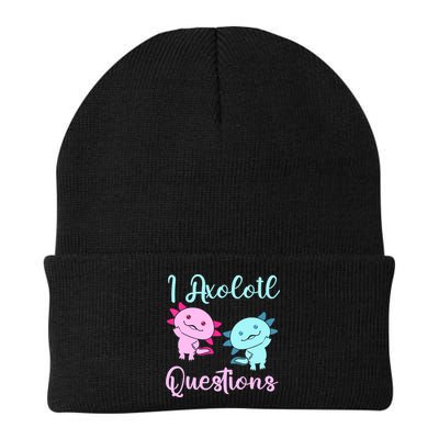 I Axolotl Questions Cute Axolotl For Axolotl Lovers Beanie