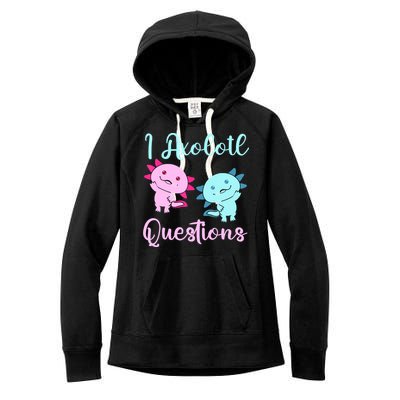 I Axolotl Questions Cute Axolotl For Axolotl Lovers Women's Fleece Hoodie