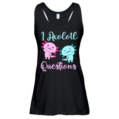 I Axolotl Questions Cute Axolotl For Axolotl Lovers Ladies Essential Flowy Tank