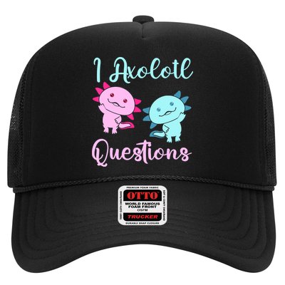 I Axolotl Questions Cute Axolotl For Axolotl Lovers Trucker Hat