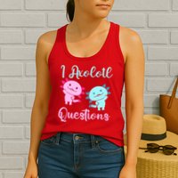 I Axolotl Questions Cute Axolotl For Axolotl Lovers Womens Tank Top