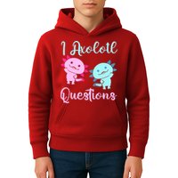 I Axolotl Questions Cute Axolotl For Axolotl Lovers Kids Hoodie