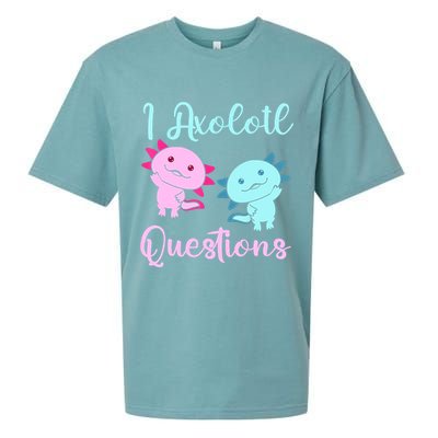 I Axolotl Questions Cute Axolotl For Axolotl Lovers Sueded Cloud Jersey T-Shirt