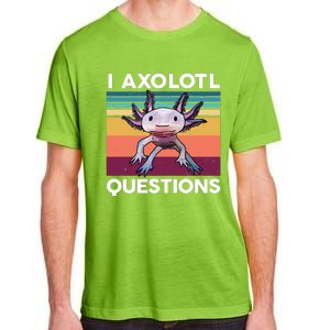 I Axolotl Questions Cute Axolotl Adult ChromaSoft Performance T-Shirt