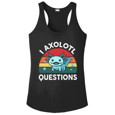 I Axolotl Questions Cute Axolotl Ladies PosiCharge Competitor Racerback Tank