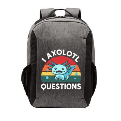 I Axolotl Questions Cute Axolotl Vector Backpack