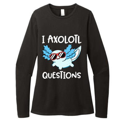 I Axolotl Questions Cute Kawaii Axolotl Anime Girls Womens CVC Long Sleeve Shirt